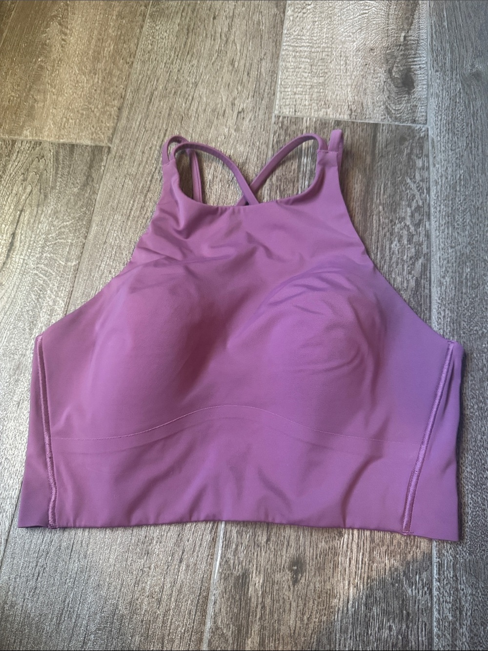 lululemon athletica High-Neck Sports Bra - Mauve